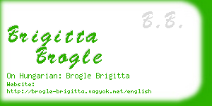 brigitta brogle business card